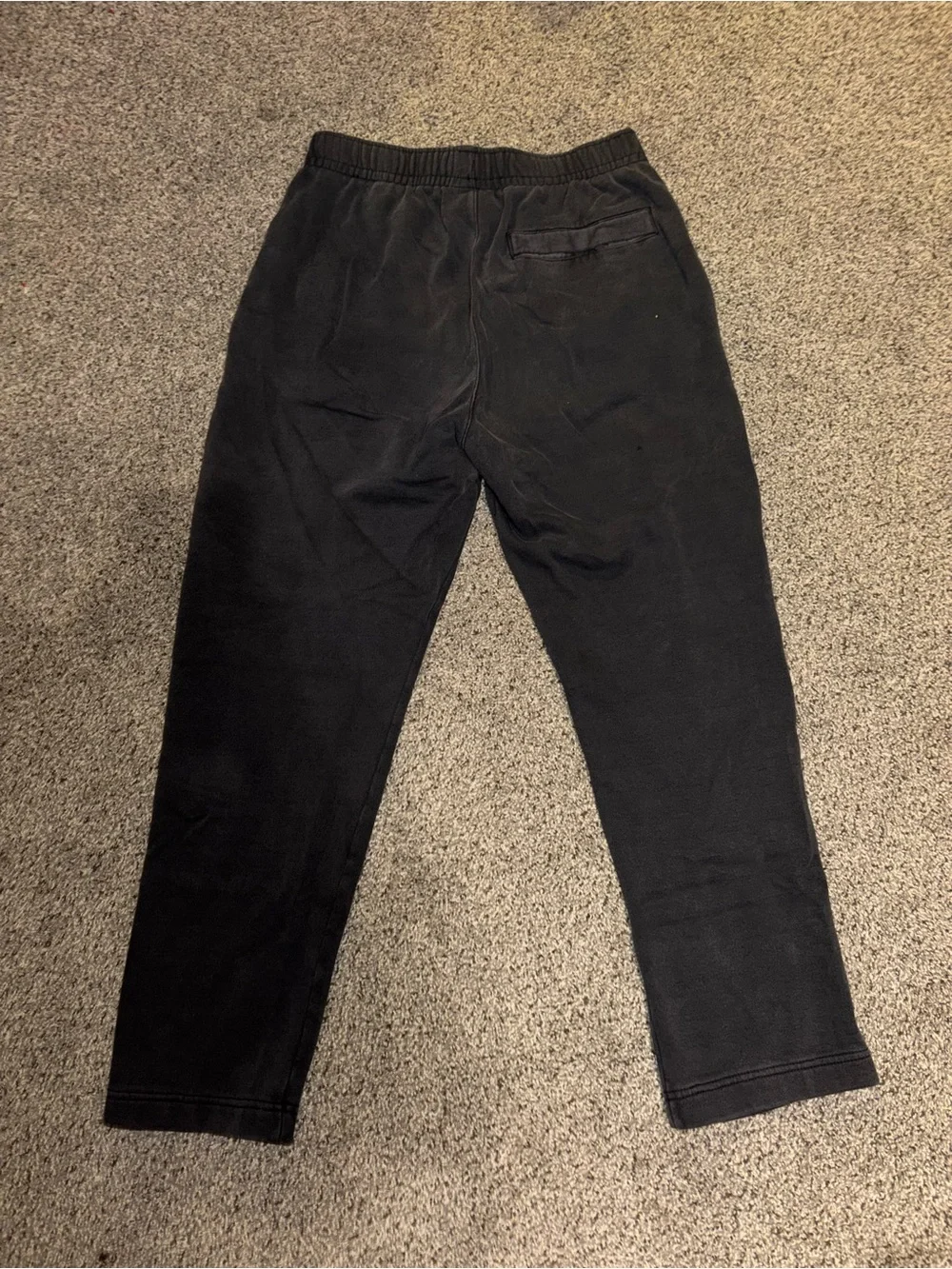Nike Kids Black Sweat Joggers with White Swoosh
